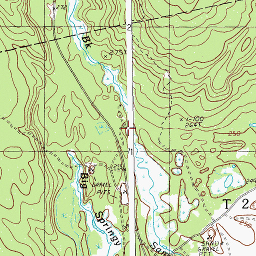 Topographic Map of Worcester Lodge, ME