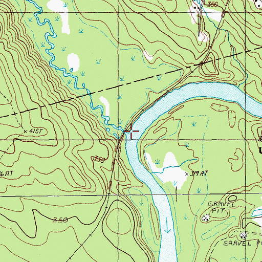 Topographic Map of Wytopitlock Stream, ME