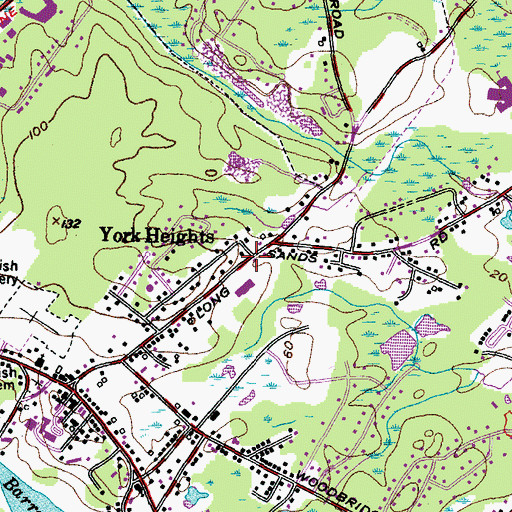 Topographic Map of York Heights, ME