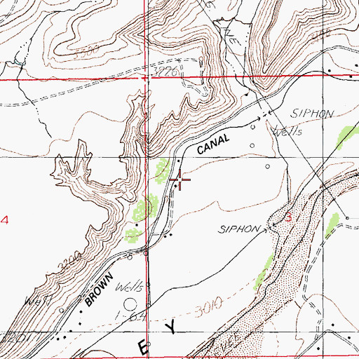 Topographic Map of Alger School, AZ
