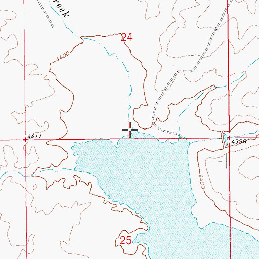 Topographic Map of High Creek, AZ