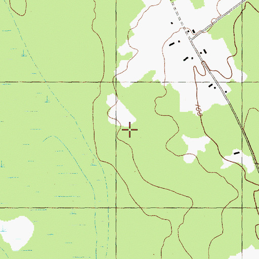 Topographic Map of King Brook Island, ME