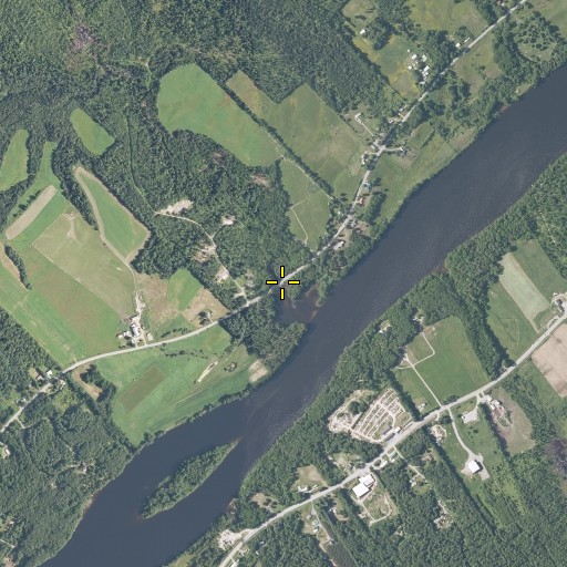 Aerial/Satellite Image of Turner Brook, ME