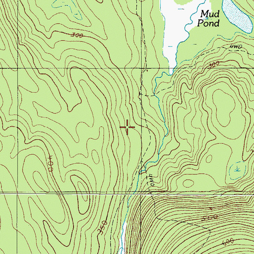 Topographic Map of Town of Hartland, ME