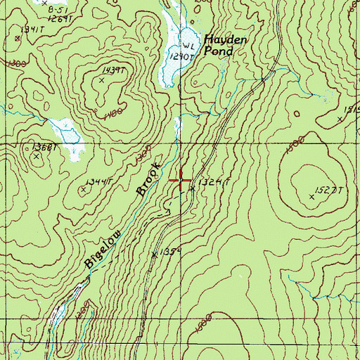 Topographic Map of Township of Mayfield, ME