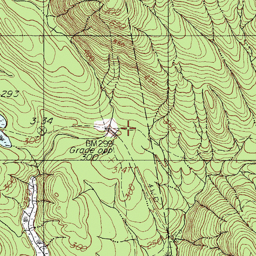 Topographic Map of Cyrs, ME