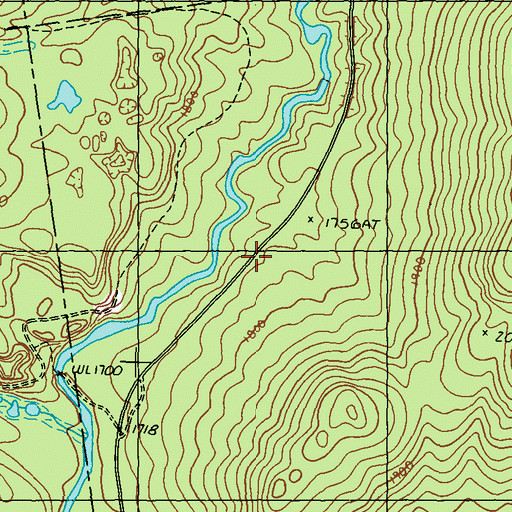 Topographic Map of Davis Town, ME