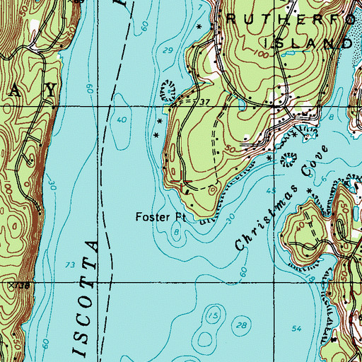 Topographic Map of Clifford Point, ME