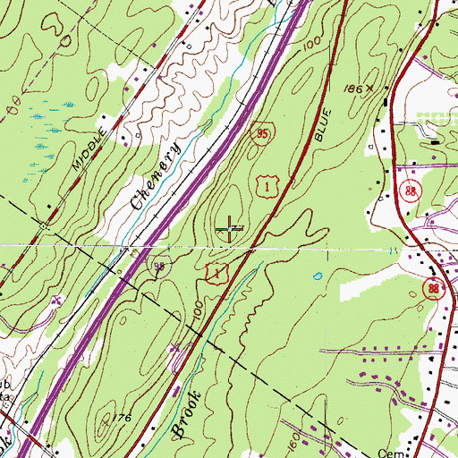 Topographic Map of Sturdivant Hill, ME