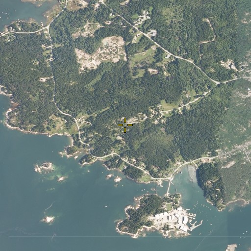 Aerial/Satellite Image of Burnt Hill, ME