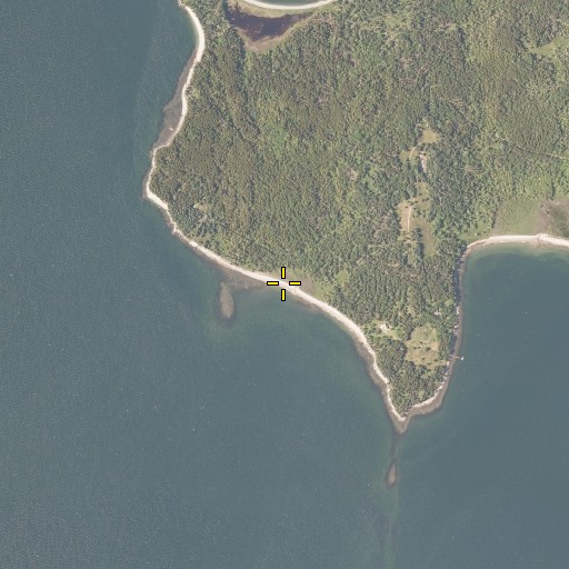 Aerial/Satellite Image of Biscuit Ledge, ME
