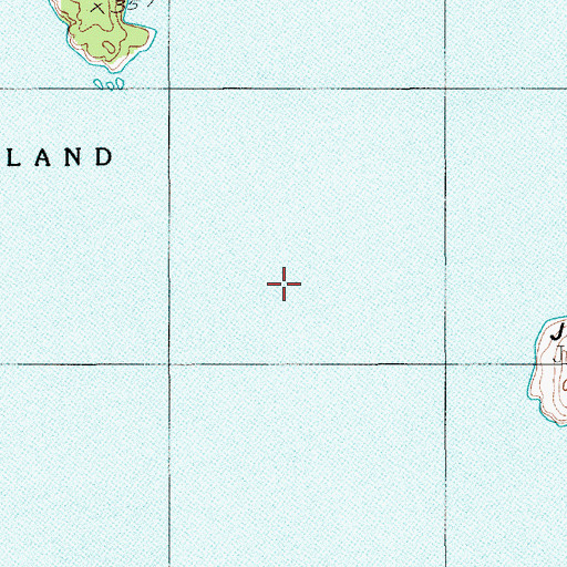 Topographic Map of Sally Prude Ledge, ME