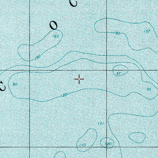 Topographic Map of Cold Ledge, ME