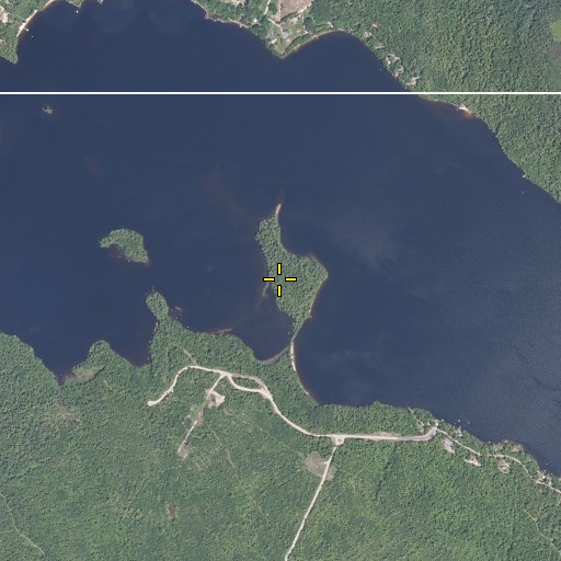 Aerial/Satellite Image of Long Point, ME