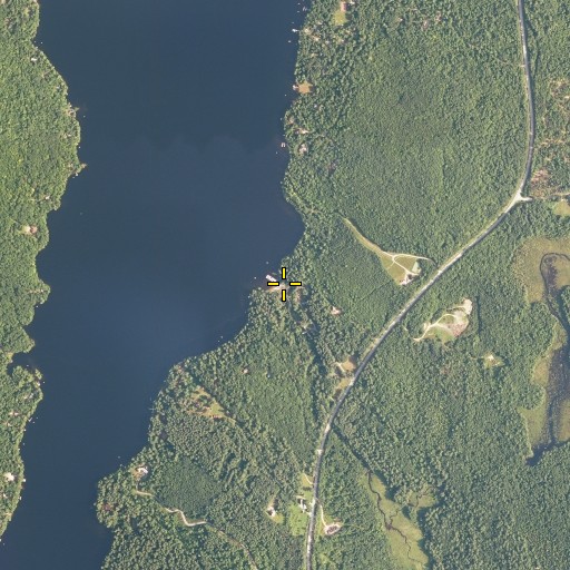 Aerial/Satellite Image of Boulder Brook, ME
