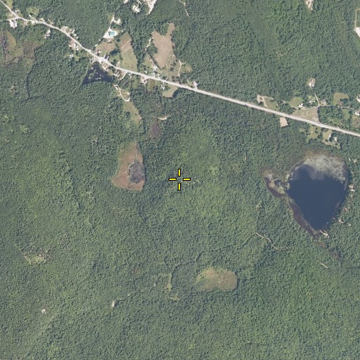 Aerial/Satellite Image of Pine Hill, ME