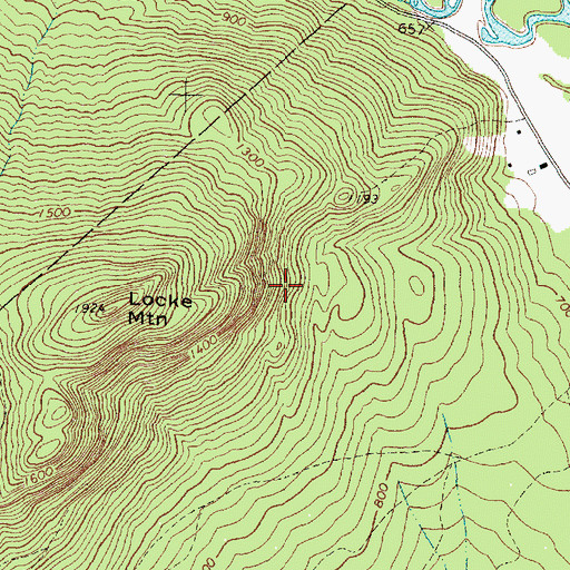 Topographic Map of North Bethel, ME
