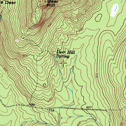 Topographic Map of Colton Dam, ME
