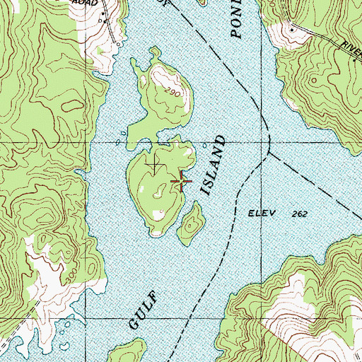 Topographic Map of Androscoggin County, ME