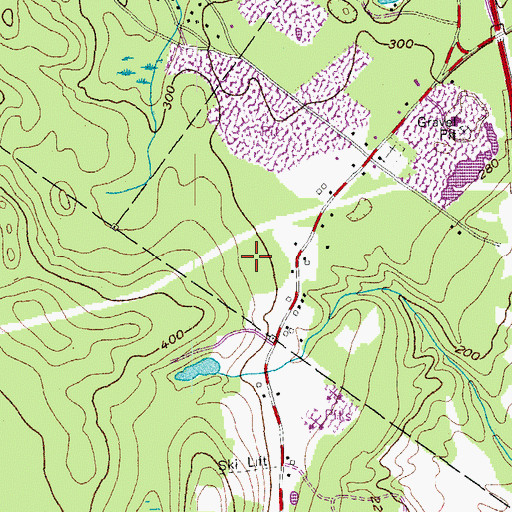 Topographic Map of Cumberland County, ME