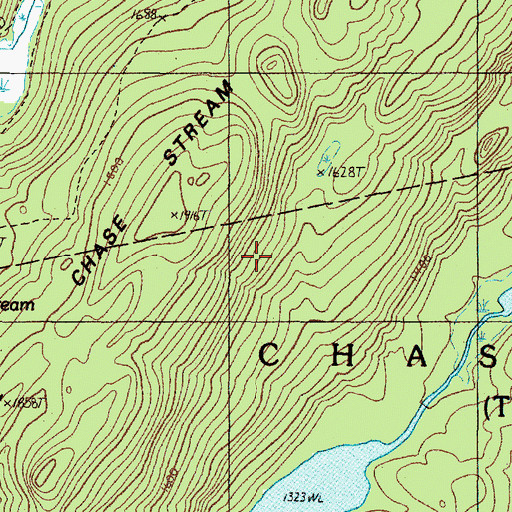 Topographic Map of Somerset County, ME