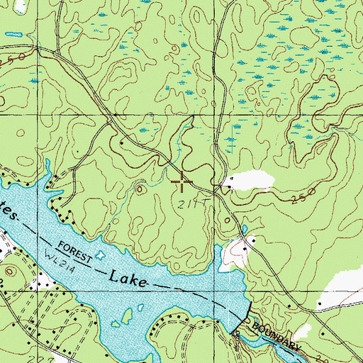 Topographic Map of York County, ME