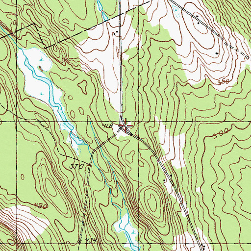 Topographic Map of North Union School, ME