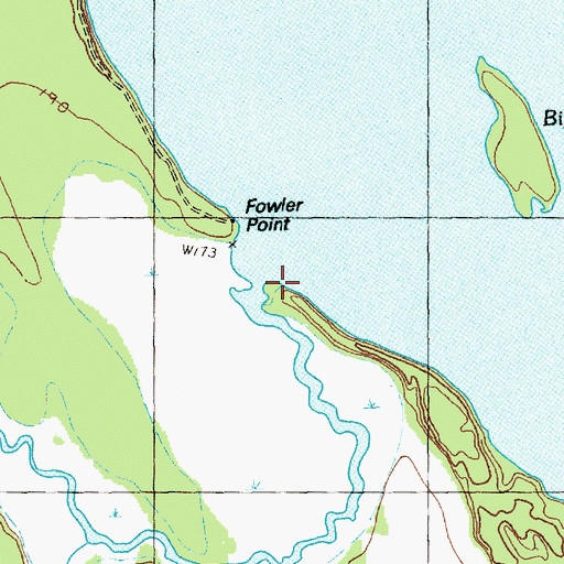 Topographic Map of Sixteenth Stream, ME