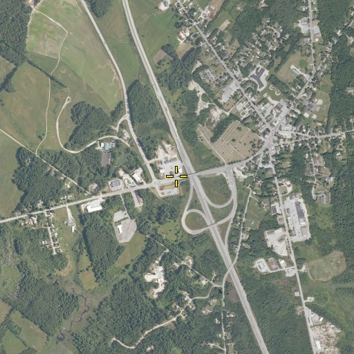 Aerial/Satellite Image of Interchange 11, ME