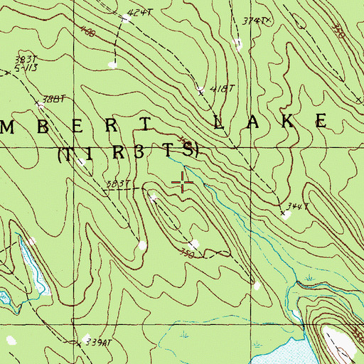 Topographic Map of Keefe Number 2 Camp, ME
