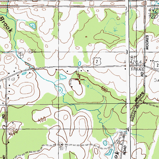 Topographic Map of Transoceanic Telephone Receiving Station, ME