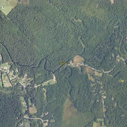 Aerial/Satellite Image of Whites Marsh Brook, ME