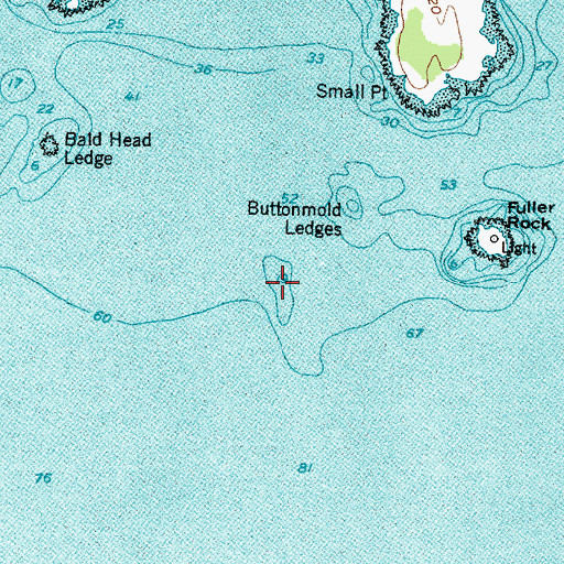 Topographic Map of Bill Wallace Ground, ME