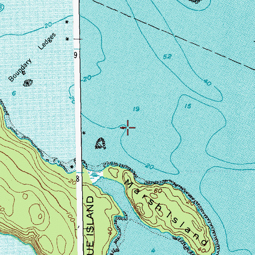 Topographic Map of The Biscuit, ME