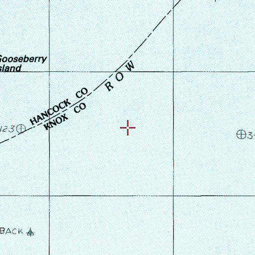 Topographic Map of Colby Pup, ME