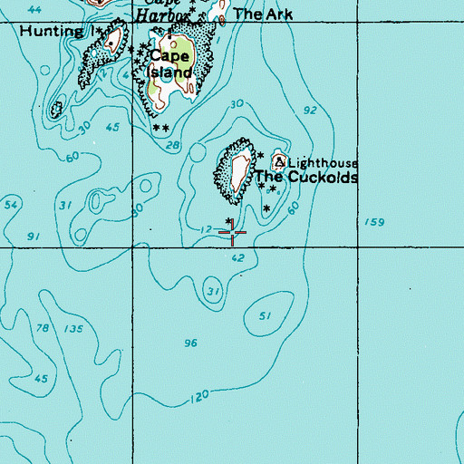 Topographic Map of Collector Ledge, ME