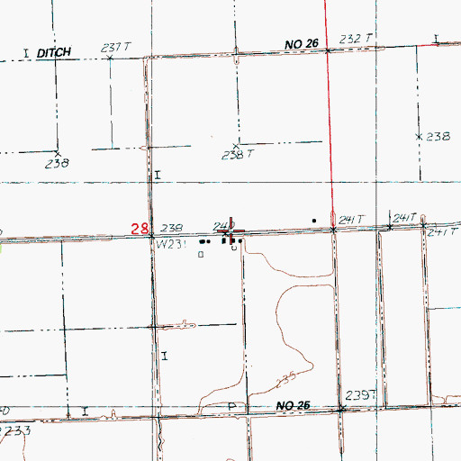 Topographic Map of Midway, AR