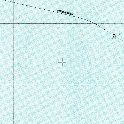 Topographic Map of Inner Bay Ledges, ME
