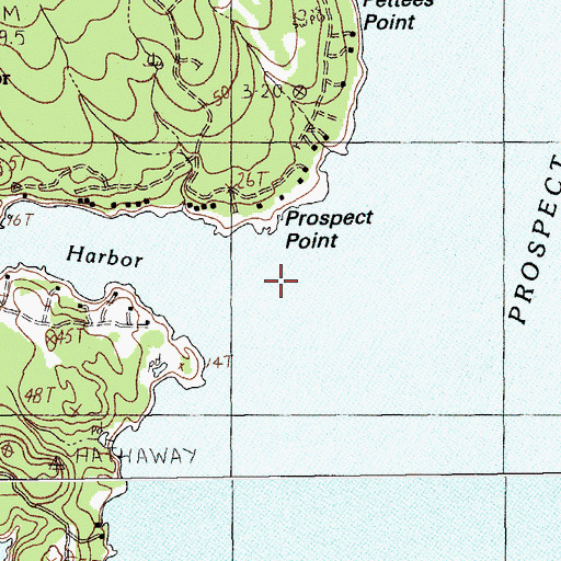 Topographic Map of Roaring Bull, ME