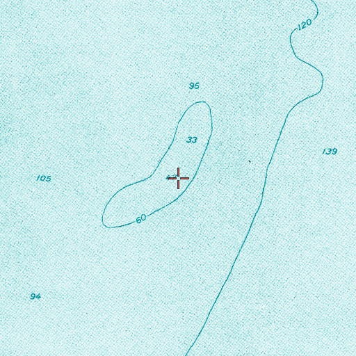 Topographic Map of Sequin South Southwest Ledge, ME