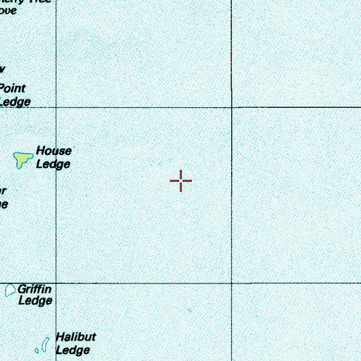 Topographic Map of Triangle Ledge, ME