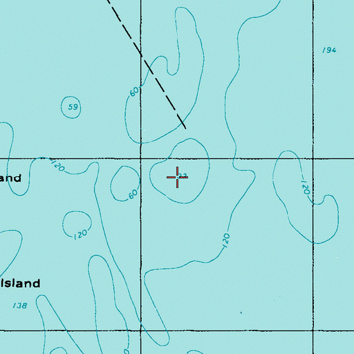 Topographic Map of White Island Ledge, ME
