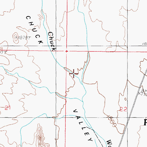 Topographic Map of Ali Chuk Valley, AZ