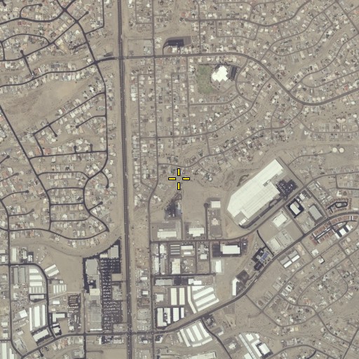 Aerial/Satellite Image of Hillside Drain, AZ
