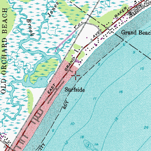 Topographic Map of Royal Anchor Heliport, ME