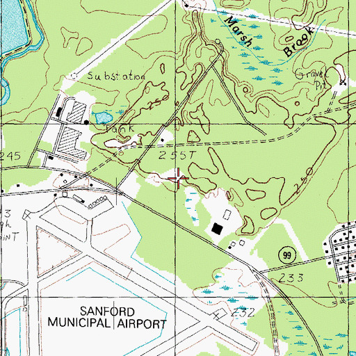 Topographic Map of Chi Heliport, ME