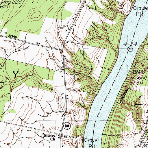 Topographic Map of Longfellow School, ME