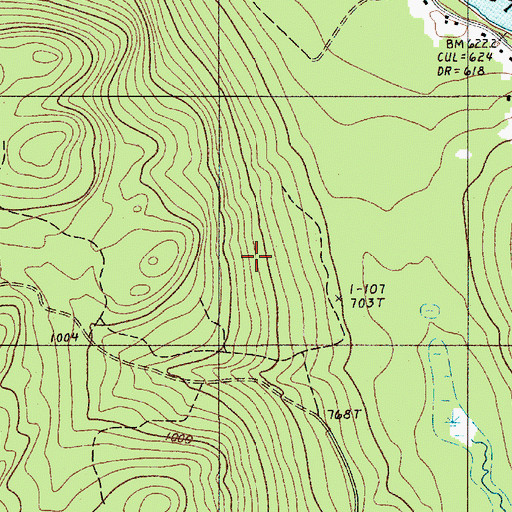 Topographic Map of Town of Allagash, ME