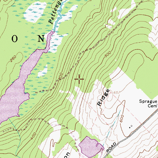 Topographic Map of Town of Appleton, ME