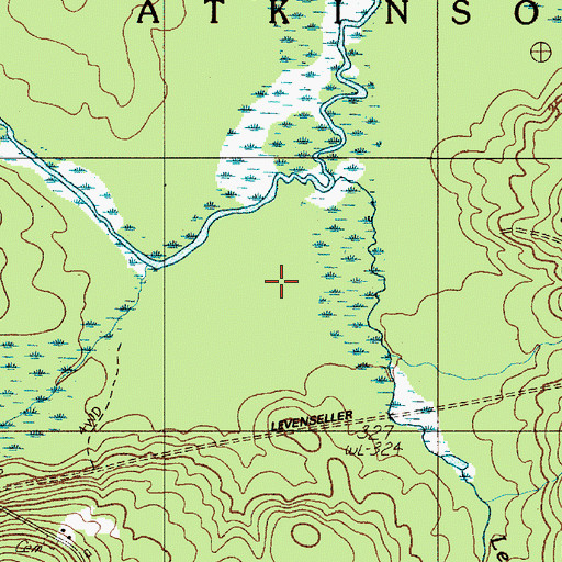 Topographic Map of Town of Atkinson, ME